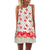 Rose Print Sleeveless Dress