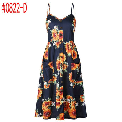 Vintage Floral Dress