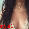 Multi-layer Crystal Necklaces