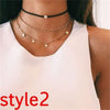 Multi-layer Crystal Necklaces