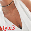 Multi-layer Crystal Necklaces